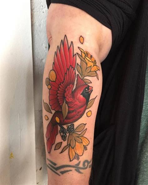 Cardinal tattoo art is a unique form of expression