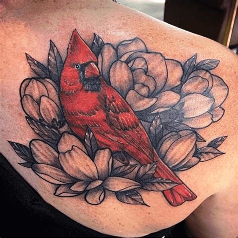 Cardinal Tattoo on Chest