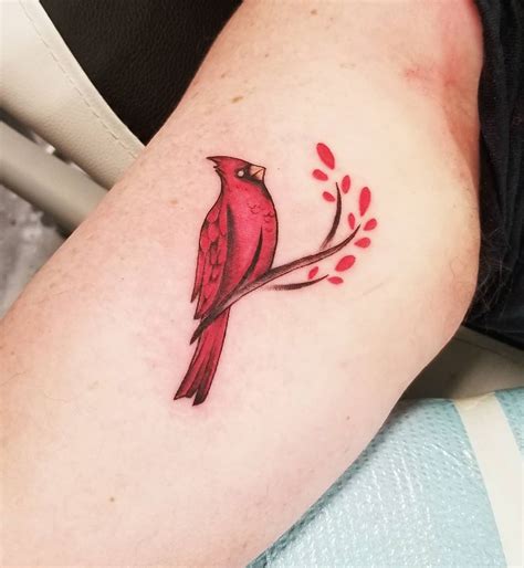 Cardinal tattoo placement