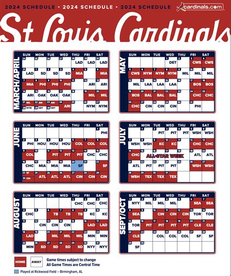 Cardinals 2023 Season Schedule Image 1