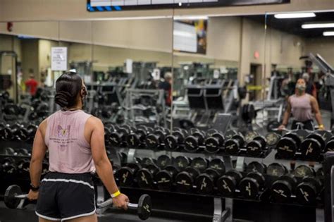 Cardio machines at Camp Geiger Gym