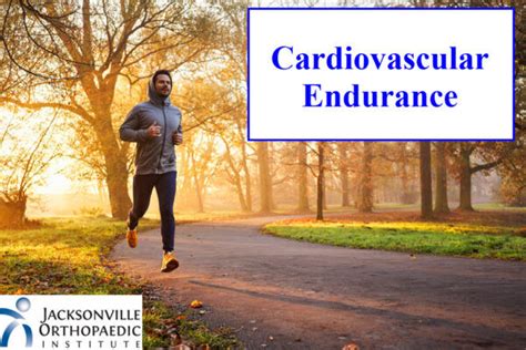 Cardiovascular endurance training