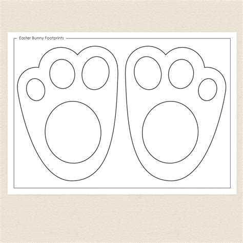 Cardstock bunny feet templates are great for scrapbooking and card-making