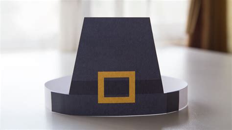 Cardstock Pilgrim Hat