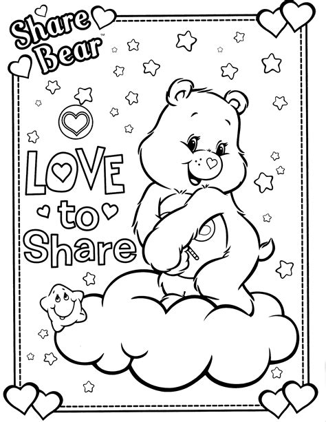 Care Bear coloring page gallery 2