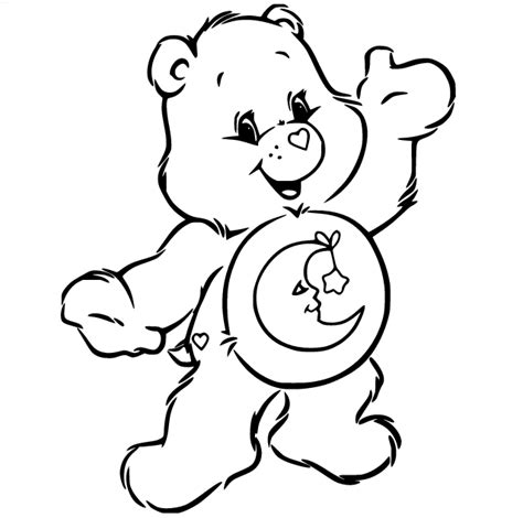 Care Bears Bedtime Bear Coloring Page