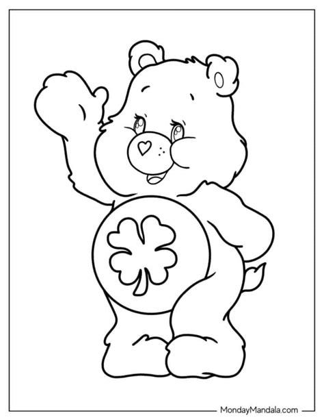 Care Bears Good Luck Bear Coloring Page