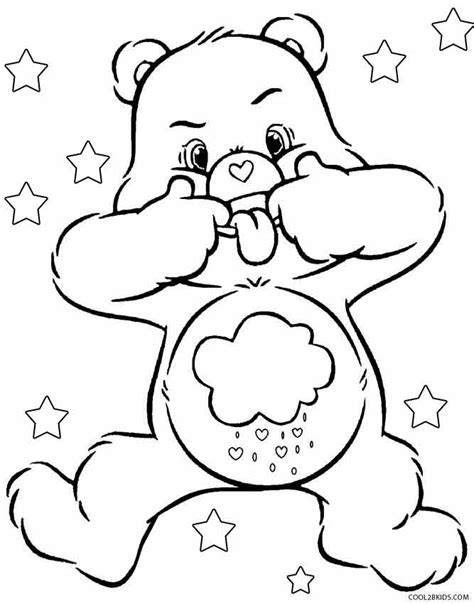 Care Bears Grumpy Bear Coloring Page