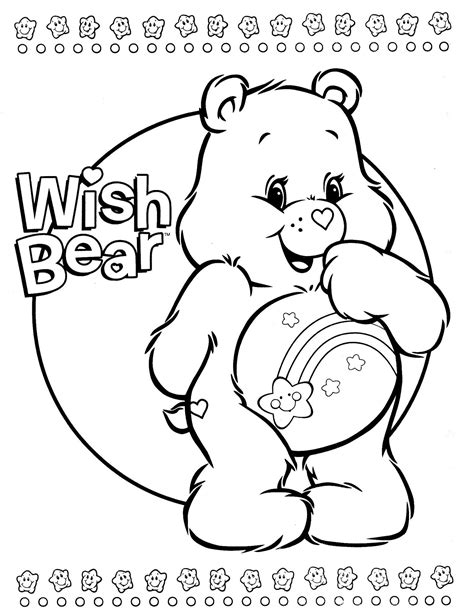 Care Bears Wish Bear Coloring Page