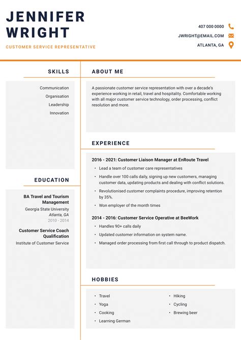 CareerBuilder Resume Template