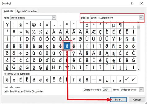 Caret Symbol in Excel