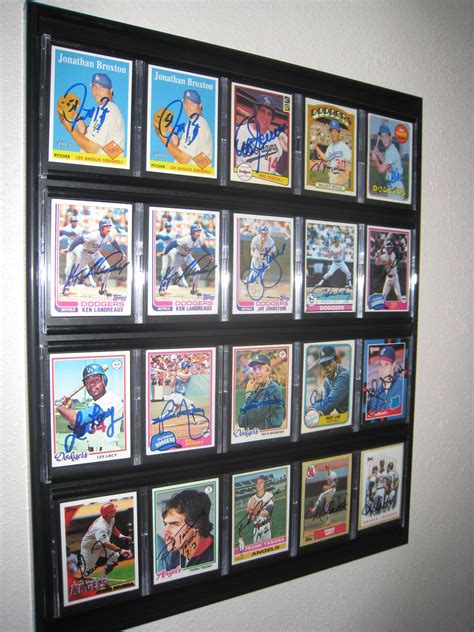 Caring for and Displaying Autographed Baseball Cards