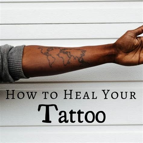 Caring for your new tattoo