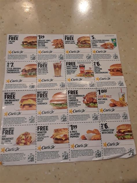 Carls Jr Coupons Gallery 2