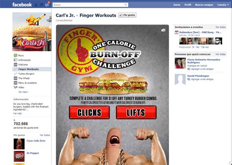 Carls Jr Social Media