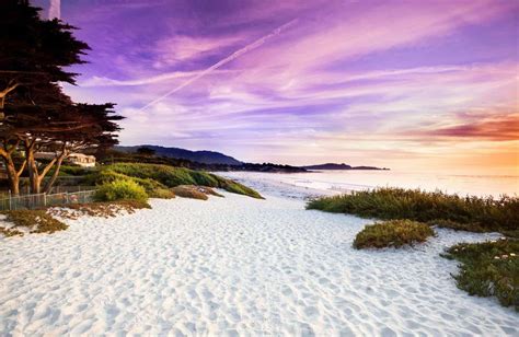 Carmel beach scene