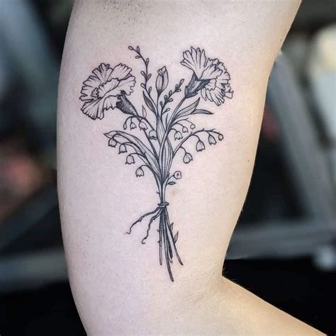 Carnation tattoos