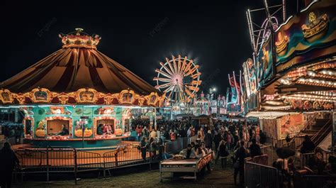 Carnival at night template