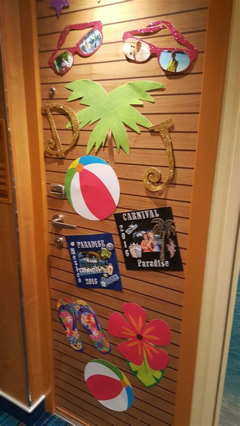 Carnival Cruise Door Decoration Ideas for Anniversaries