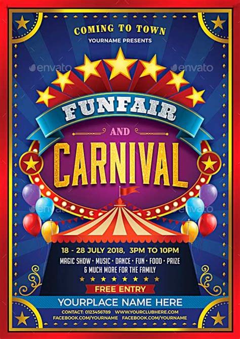 Carnival Flyer Design Template 1