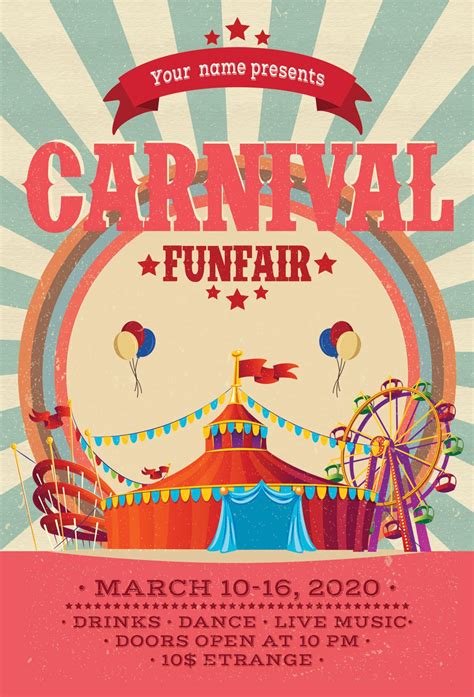 Carnival Flyer Design Template 7