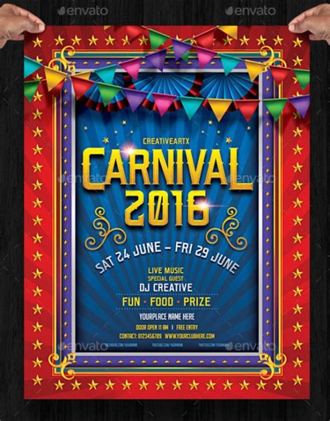 Carnival Flyer Design Templates