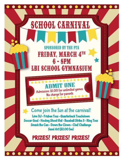 Carnival Flyer Template Ideas