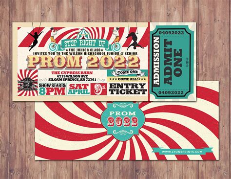 Carnival Prom Invitation