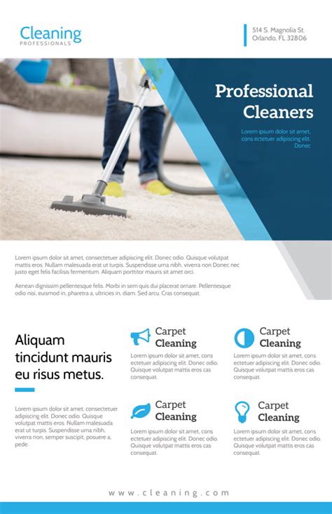 Carpet Cleaning Flyer Template