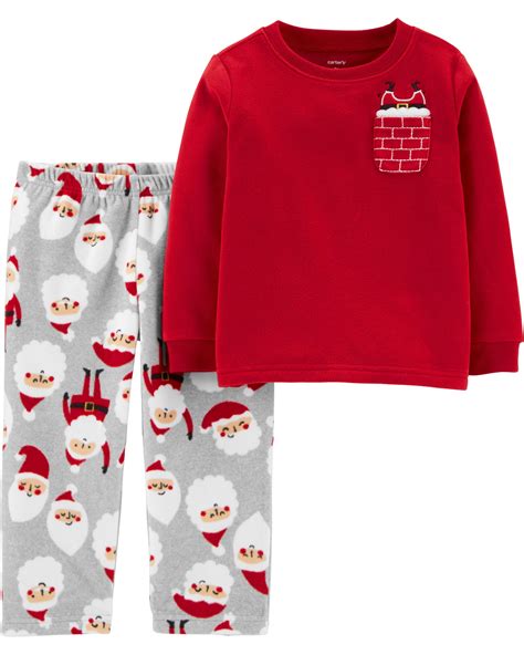 Carter's Santa Hat Pajamas