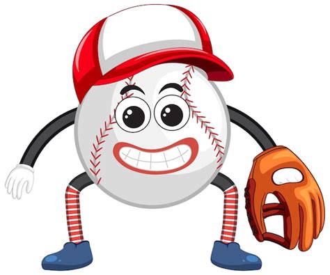 Cartoon baseball character