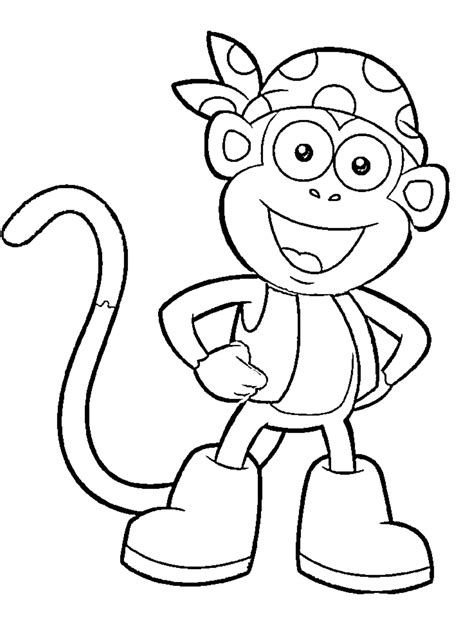 Cartoon character coloring pages