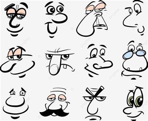 Cartoon Character Face Template