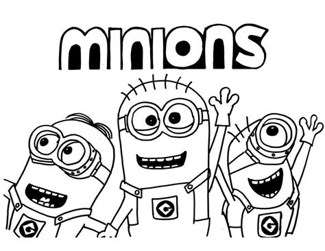 Cartoon coloring pages for kids