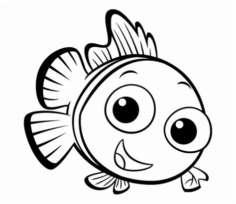 Cartoon Fish Coloring Pages