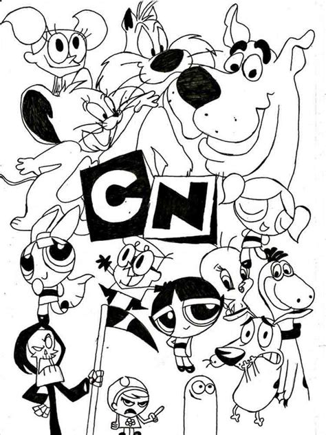 Cartoon Network Coloring Page