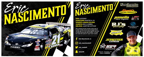 Cartoon Racing Hero Card Template