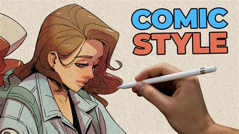 Cartoon-style comic book template