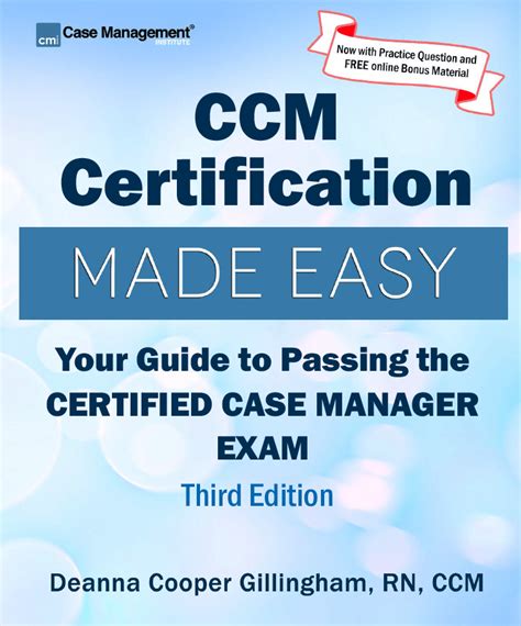 Case management certification