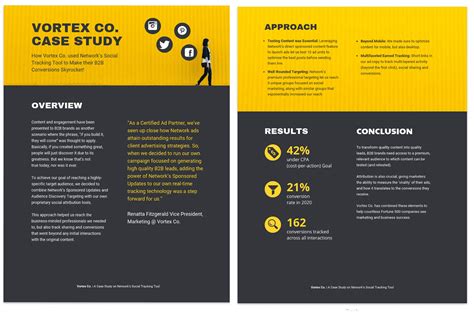 Case Study Template Design Ideas