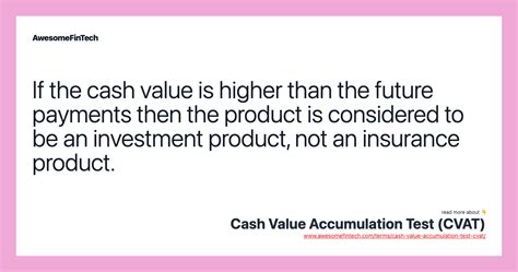 Cash Value Accumulation