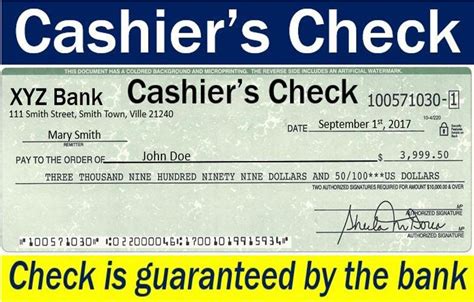 Cashier's check security features can help prevent fraud