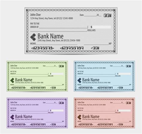 Cashier's Check Template Printable