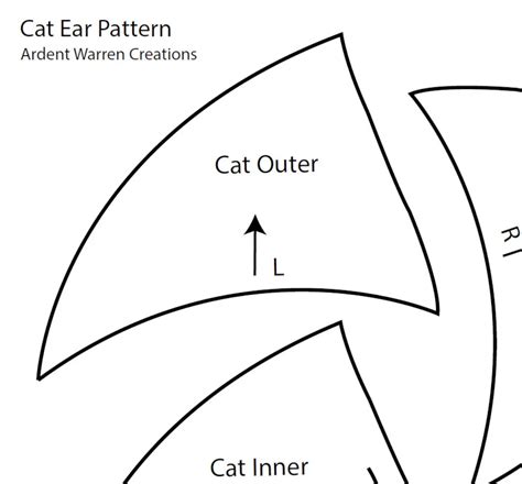 Cat Ears Template DIY