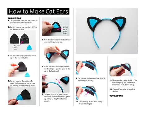 Cat Ears Template for DIY