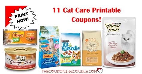 Free cat food coupons printable codes