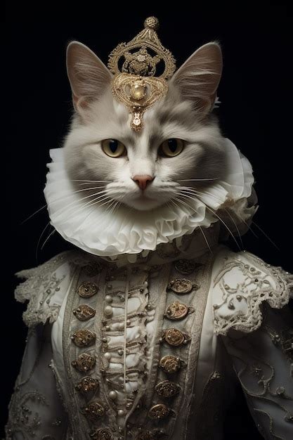 Cat in Renaissance Attire