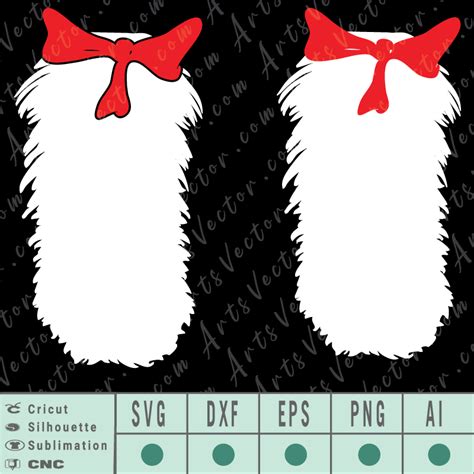 Cat in the Hat Belly Template DIY