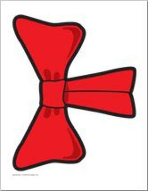 Cat in the Hat Bow Tie Template