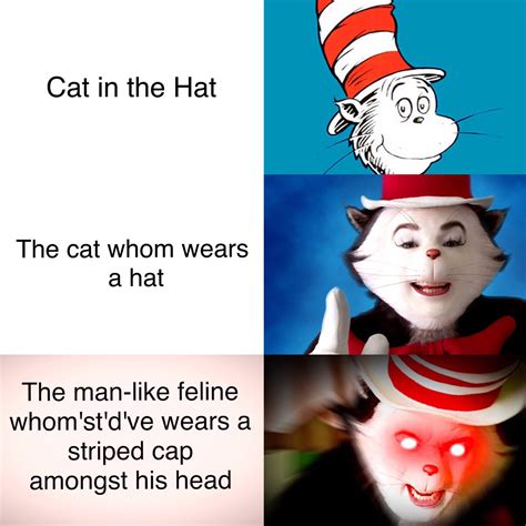 Cat in the Hat Meme Template Gallery 1